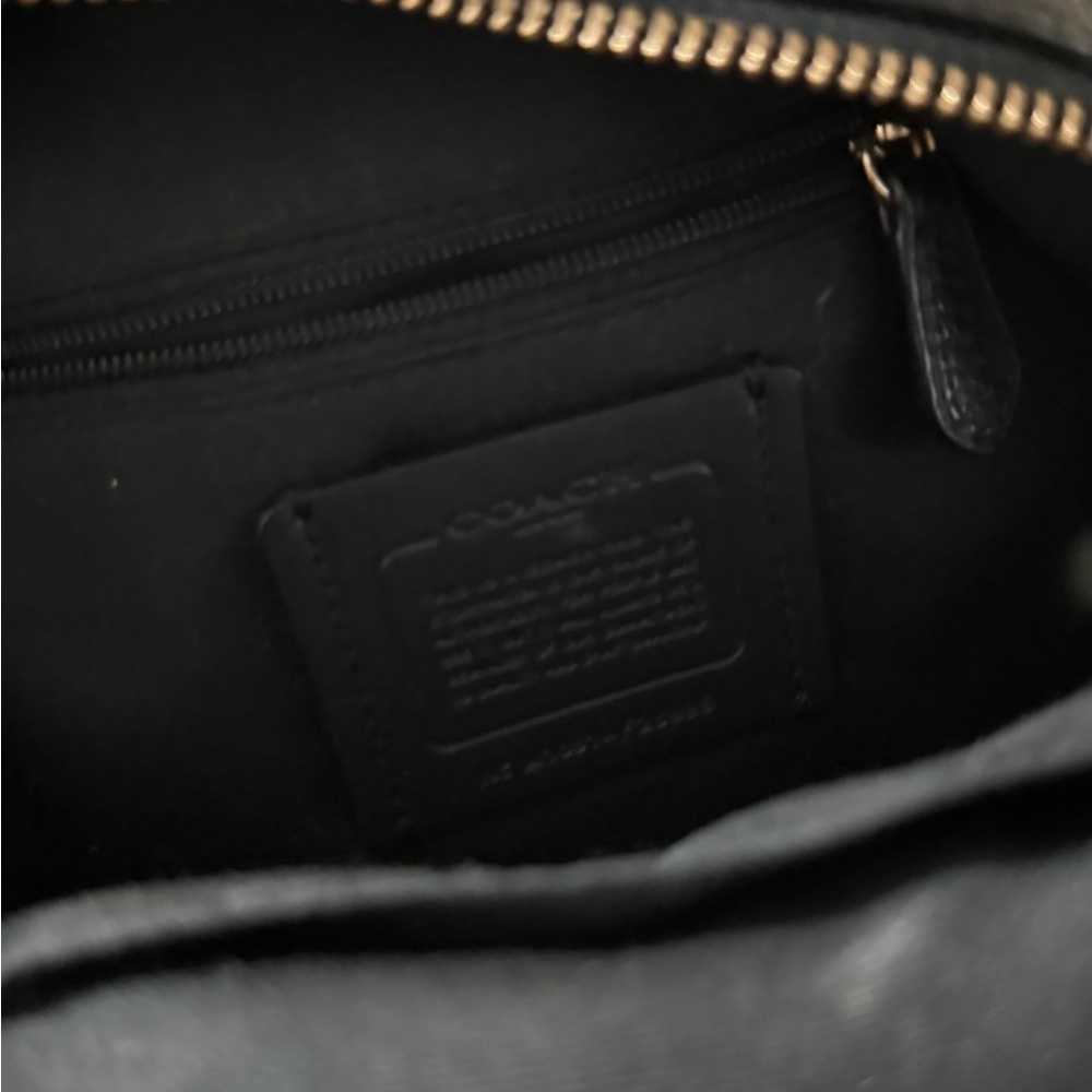 Coach Black Leather Mini Backpack - Picture 3 of 8